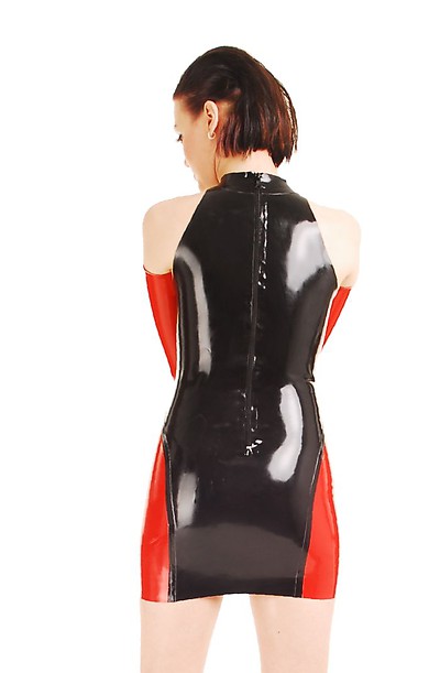 Latex-Kleid