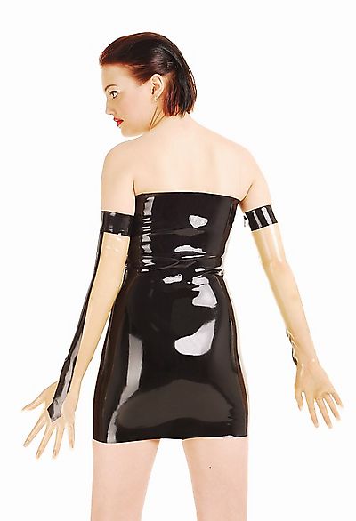Latex-Kleid