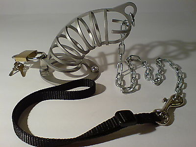 Keuschheitsg�rtel Gitter gro� mit Kette