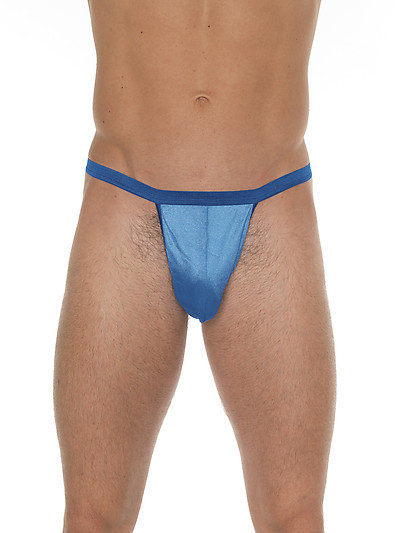 Slip (G-String) blau