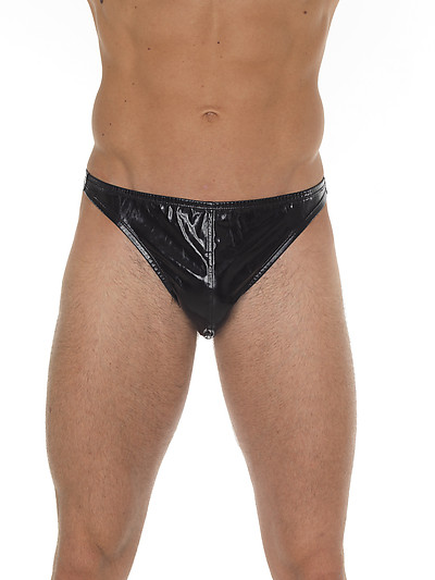 Rimba 5381919000: Slip (G-String) schwarz PVC
