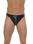 Slip (G-String) schwarz PVC