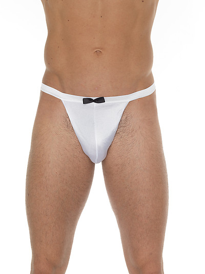 Slip (G-String) wei�-schwarz