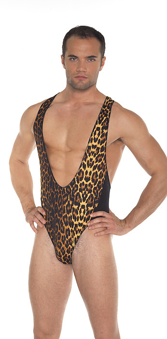 Stringbody leopardenmuster