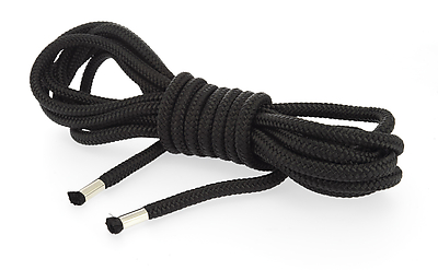Bondageseil schwarz 7m