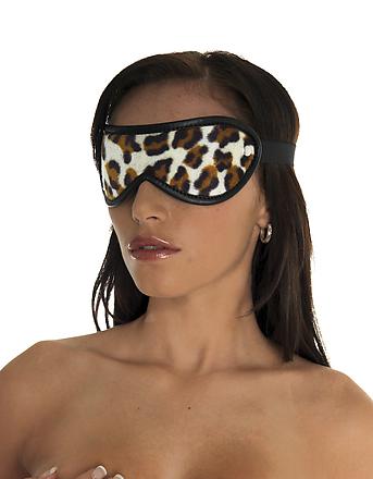 Rimba 5387930000: Augenmaske Leopardenfell