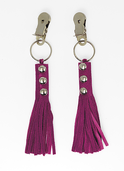 Rimba 5387963000: Nippelklemmen Velours rosa