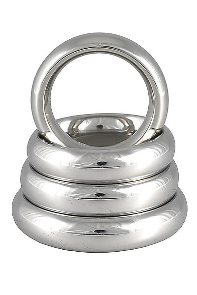 Cockring aus Edelstahl 1,5 cm breit Donut-Style