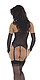 Mieder Set mit Strümpfen 6-tlg. schwarz 5381062000 von Rimba Leder, Lack, Latex und SM von Rimba günstig online bestellen