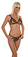 Leder, Lack, Latex und SM von Rimba günstig online bestellen BH/String offen leopard 5381067000 von Rimba