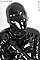 Latexa 1158A im Angebot Anatom. Latexmaske mit Augenklappe Rubberoutfit 1158A von Latexa