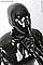 Latexa 1158C im Angebot Anatom. Latexmaske mit geteilter Augenklappe Rubberoutfit 1158C von Latexa