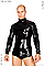 Herren-Latexbody mit langen Ärmeln und Reißverschluss Rubberoutfit 1197 von Latexa