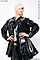 Genähter Damen-Latexkurzmantel Rubberoutfit 3005 von Latexa