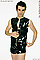 Rubberoutfit von Latexa 3029: Latexherrenweste mit Brusttasche Latexbekleidung von Latexa günstig online bestellen
