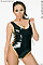 Rubberoutfit von Latexa 3051: Latexbody mit seitlicher Schnürung Latexbekleidung von Latexa günstig online bestellen