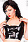 Rubberoutfit von Latexa 3155: Neckholder Latextop, geklebt Latexbekleidung von Latexa günstig online bestellen