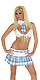 Leder, Lack, Latex und SM von Rimba günstig online bestellen Schul-Uniform 3-tlg. blau/weiß 5381025004 von Rimba