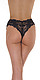 Slip schwarz-weiß 5381292000 von Rimba Leder, Lack, Latex und SM von Rimba günstig online bestellen