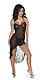 Leder, Lack, Latex und SM von Rimba günstig online bestellen Nachthemd + String, schwarz 5381811000 von Rimba