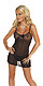 Minikleid + String schwarz 5381820000 von Rimba