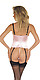 Mieder, String + Strümpfe rosa/schwarz 5381822004 von Rimba Leder, Lack, Latex und SM von Rimba günstig online bestellen