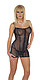 Minikleid + String schwarz/transparent 5381825000 von Rimba