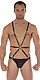 Slip Leder mit Geschirr schwarz 5387358000 von Rimba