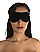 Augenmaske Velours schwarz 5387950000 von Rimba
