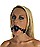 Leder, Lack, Latex und SM von Rimba günstig online bestellen Mundknebel Velours schwarz mit Silikonball 5387951000 von Rimba