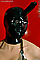 Latexa 3298 im Angebot Latex-Dildo-Maske mit Innenkondom Rubberoutfit 3298 von Latexa