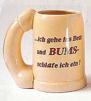 Bierseidel m. Penisgriff 19cm