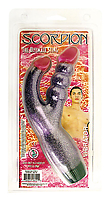 Scorpion Red Tip Glitter Doppel Vibrator