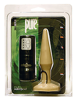 PURE Anal Butt Plug mit Vib. flesh S