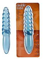 Double Twist Dildo lightblue