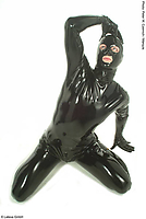 Anatomische Latexmaske für Herren