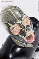 Latex-Tütenmaske