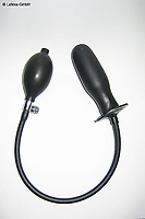 Handpumpe mit Schlauch und Anusplug aus Latex