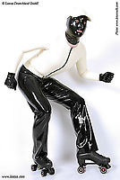 Baseball Mütze aus Latex, verstellbar