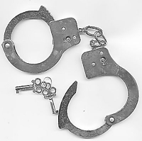 Handschelle silber