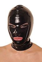 Latex-Maske mit Reißverschluss