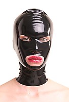 Latex-Maske mit Reißverschluss