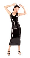 Latex-Kleid