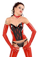 Latex-Corsage