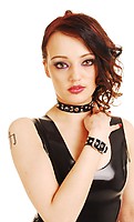Latex-Handfesseln