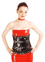 Latex-Corsage