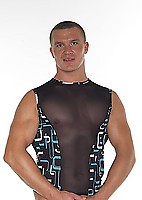 Shirt schwarz/blau