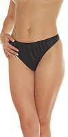 Slip Leder schwarz