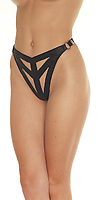 Slip Leder schwarz