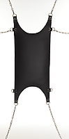 Hängematte Leder schwarz